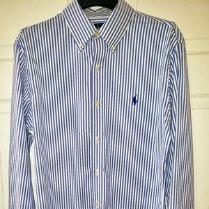 Ralph Lauren Oxford Shirt (M) Blue